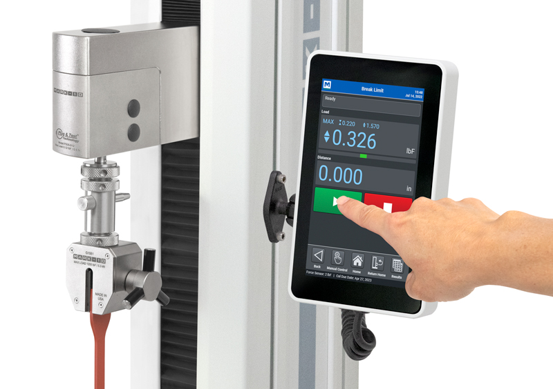 software easymesur para Probadores motorizados de fuerza, compresión y tracción, bastidores de prueba, bancos de prueba