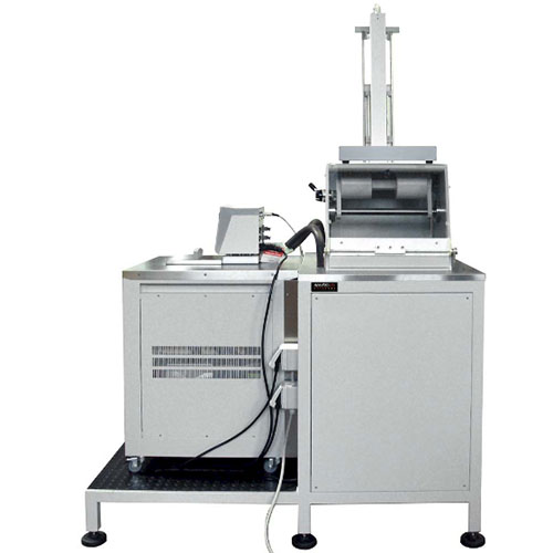 Pulidora Bainpol VTD, pulidora esmeriladora  de mesa acccionamiento individual con pantalla tactil
