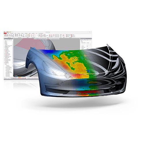 software 3D systems, programa de ingeniería inversa, procesamiento de datos escaneados para crear modelos